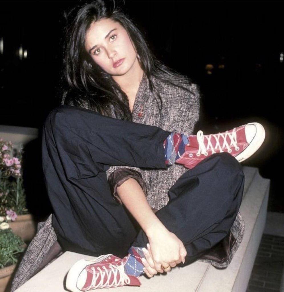 Demi Moore in the '80s