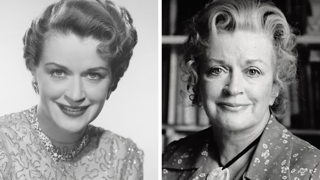 Rosemary DeCamp Left: 1951; Right: 1970s 