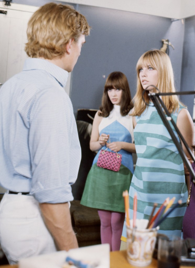 Left to right: David Hemmings, Gillian Hills and Jane Birkin in 'Blowup' 1966