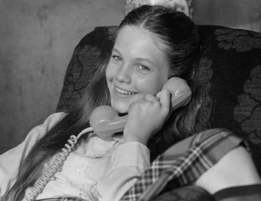 Diane Lane on the phone in a scene from the film 'A Little Romance', 1979