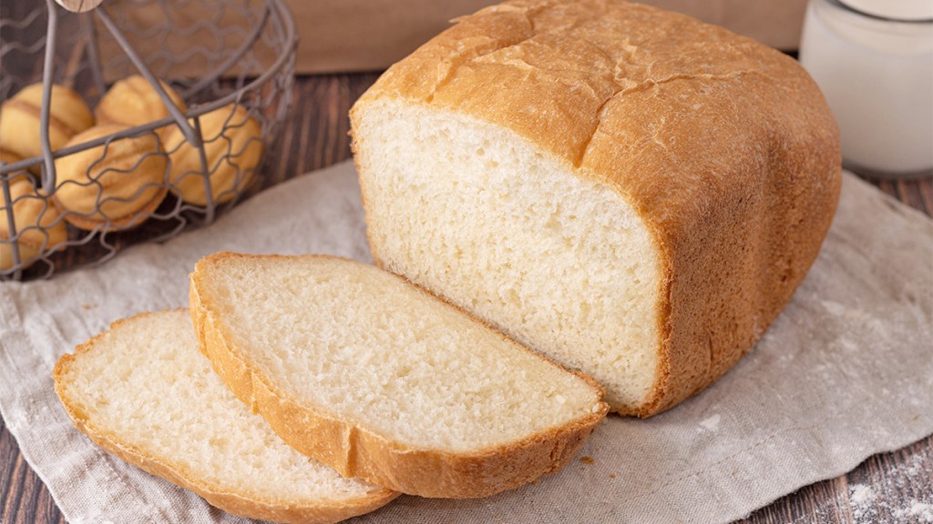 A loaf of white bread as part of a guide on using whipped cottage cheese