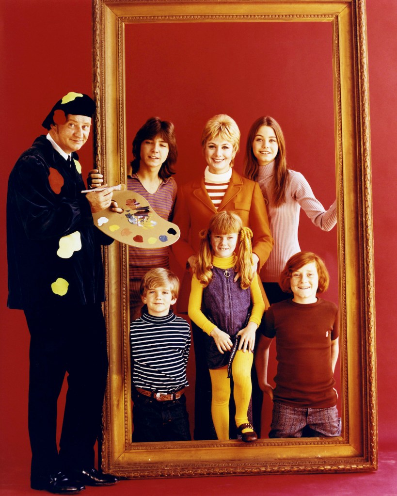 Clockwise, from left: Dave Madden, David Cassidy, Shirley Jones, Susan Dey, Danny Bonaduce, Suzanne Crough and Brian Forster in 1971