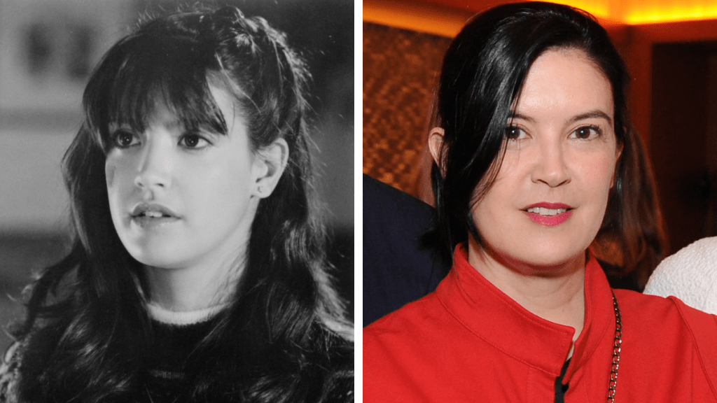 Phoebe Cates in 1984 and 2017