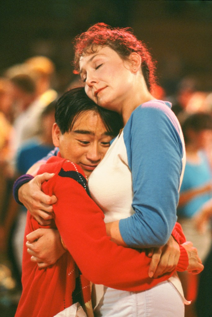 Gedde Watanabe and Debbie Pollack in 'Sixteen Candles' 1984