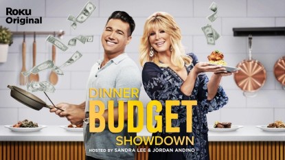 Sandra Lee and Jordan Andino 'Dinner Budget Showdown' promo shot