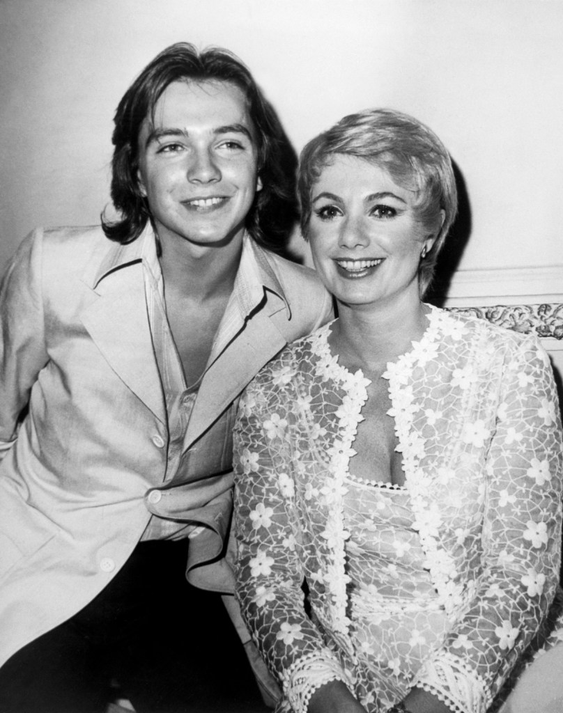 David Cassidy and Shirley Jones in 1970
