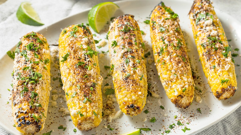 Mexican street corn (Elote) as part of a guide on how to turn it into a dip