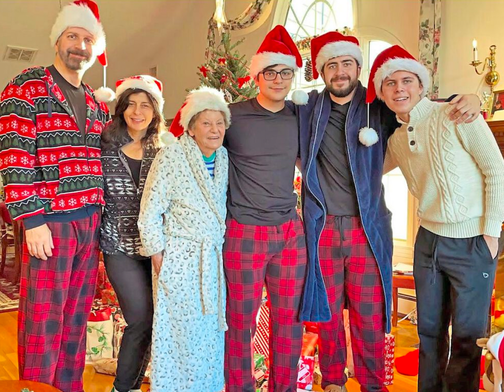 The Bazarian-Fruehauf family on Christmas 2022
