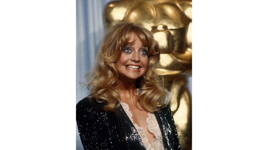 Goldie Hawn in sequin blazer