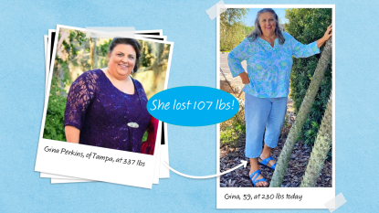 Gina Perkins, who lost weight with the Wildfit plan